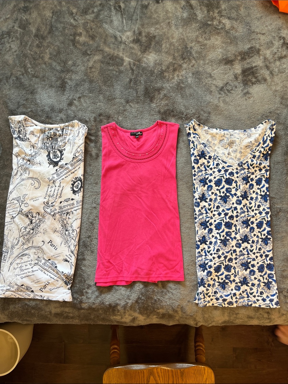 Three XL dressy t-shirts bundle
